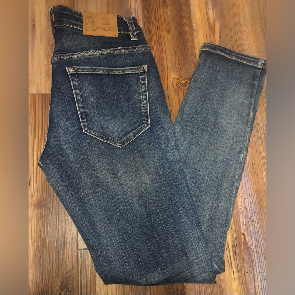 ZLZ JEAN womens Size W30 I 32 Stretch Regular Fit Ankle Skinny